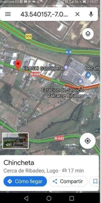 Apartamento En Las Afueras Рибадео Экстерьер фото